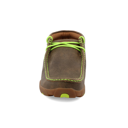 Twisted X MDM0026 Chukka Driving Moc Bomber & Neon Yellow