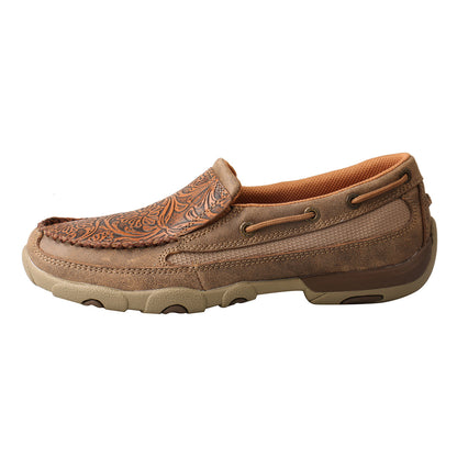 Twisted X WDMS018 Slip-On Driving Moc - Bomber & Tooled