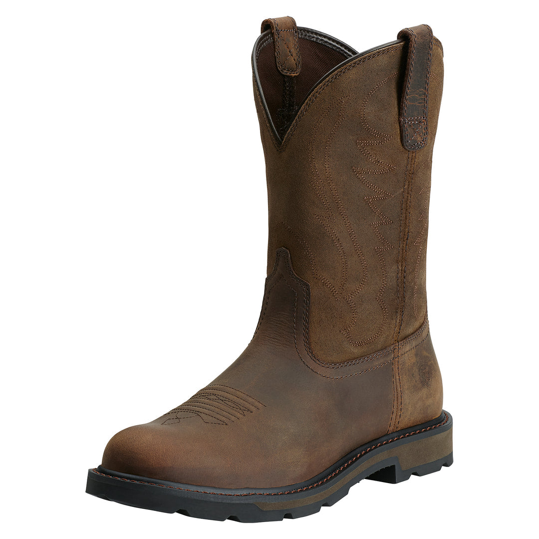 Ariat 10014238 GROUNDBREAKER WORK BOOT BROWN