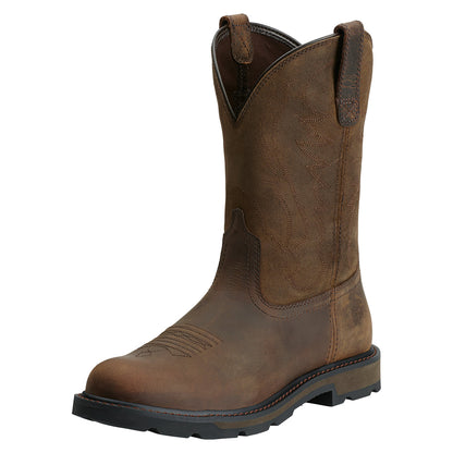 Ariat 10014238 GROUNDBREAKER WORK BOOT BROWN