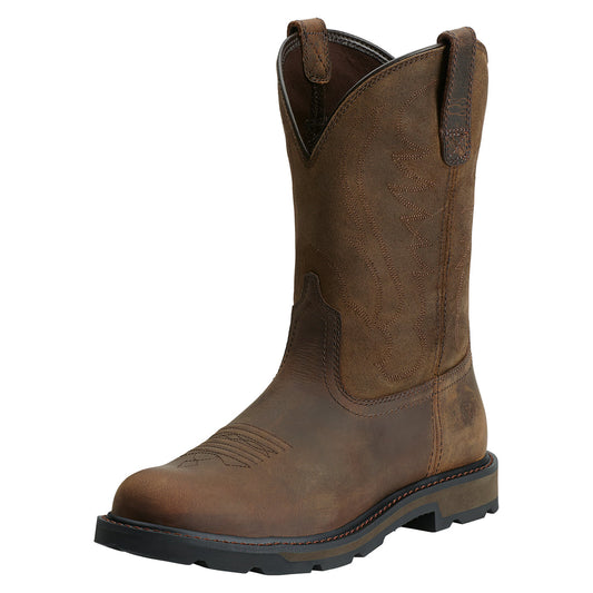 Ariat 10014238 GROUNDBREAKER WORK BOOT BROWN