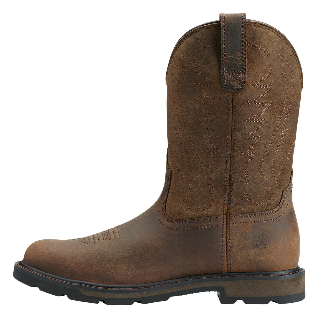 Ariat 10014238 GROUNDBREAKER WORK BOOT BROWN