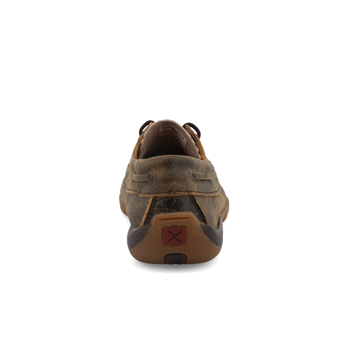 Twisted X WDM0057 Boat Shoe Driving Moc - Distressed & Leopard