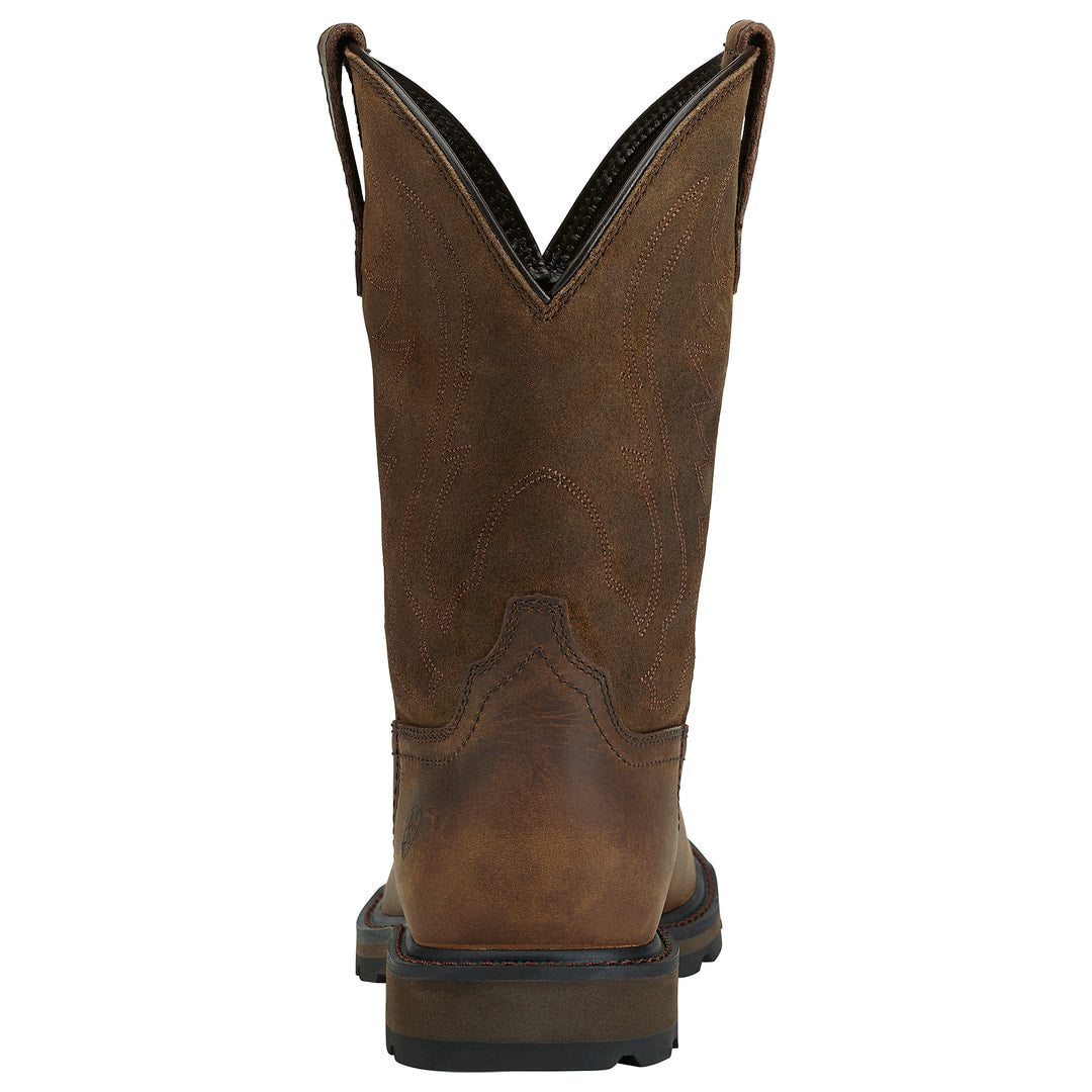 Ariat 10014238 GROUNDBREAKER WORK BOOT BROWN