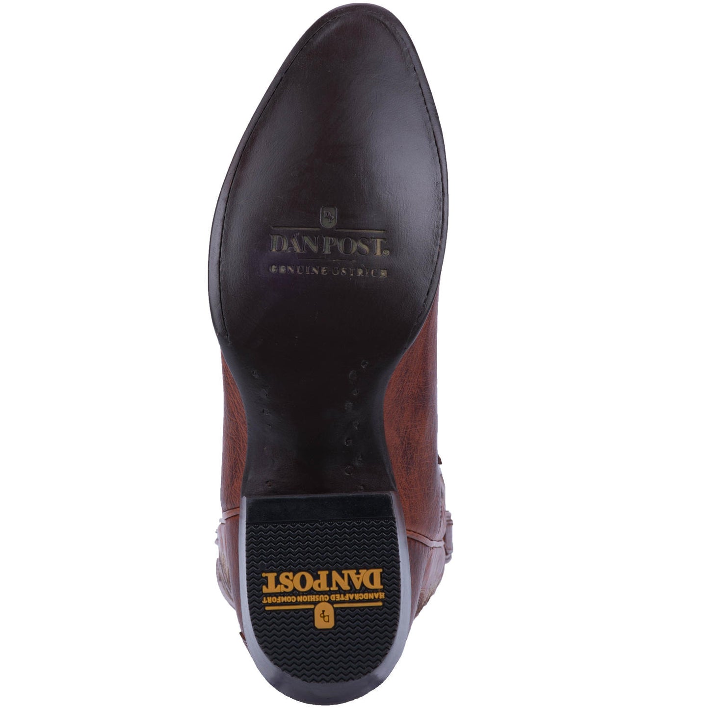 Dan Post DPP5210 PUGH Smooth Quill Ostrich Cognac