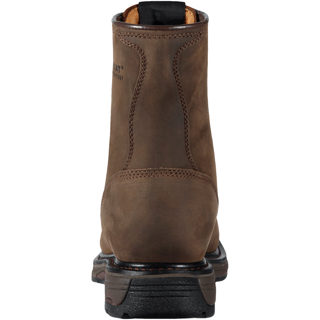 Ariat 10011943 WORKHOG 8" OILY DISTRESSED BROWN COMPOSITE TOE WATERPROOF