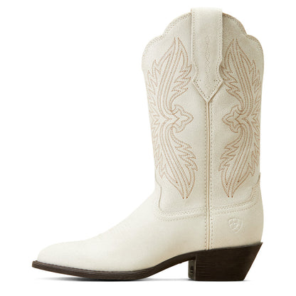 Ariat 10046898 Heritage R Toe Stretch Fit Distressed Ivory