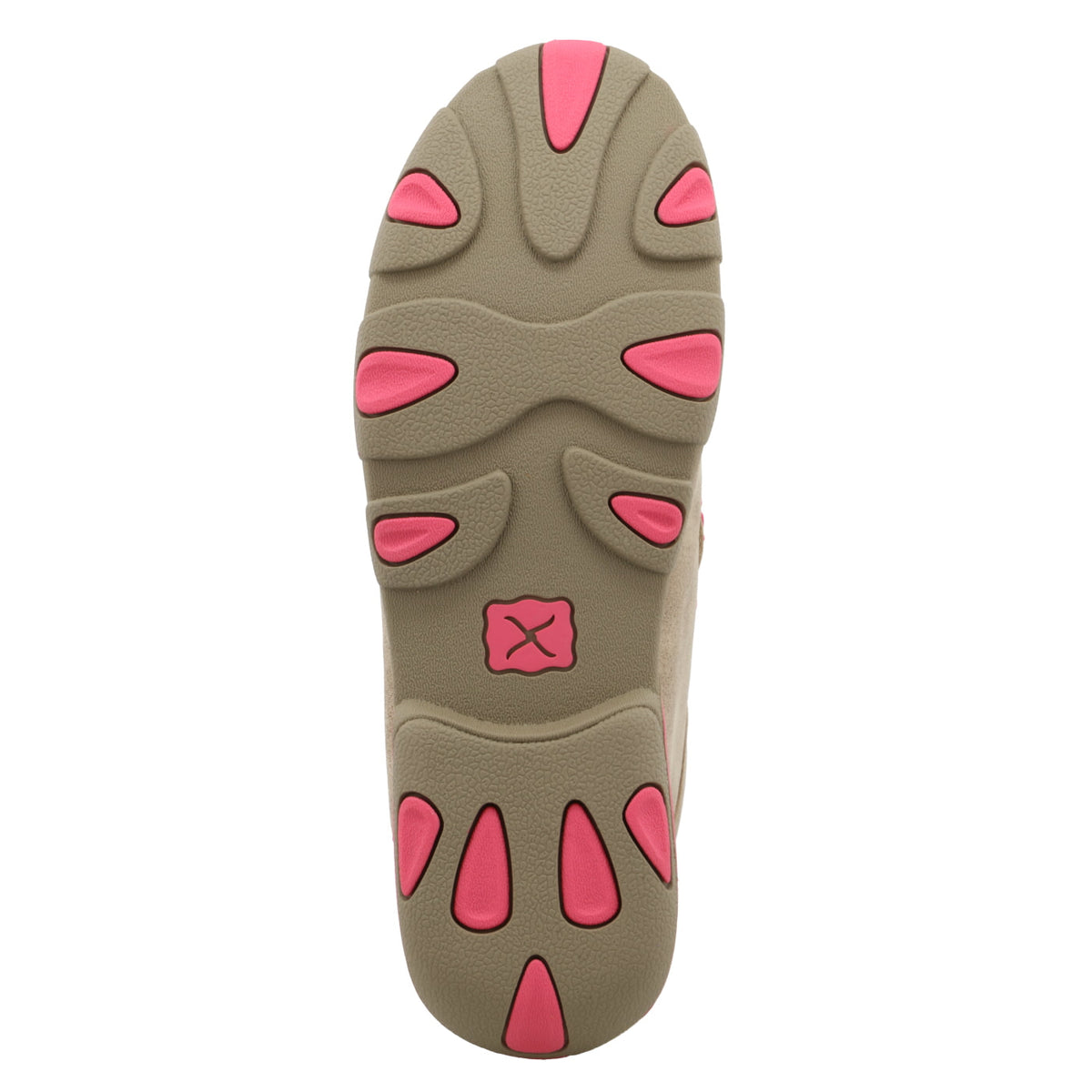 Twisted X WDM0012 Chukka Driving Moc - Dusty Tan & Neon Pink