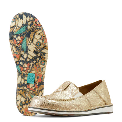 ARIAT 10050957 Loafer Pearl Floral Emboss