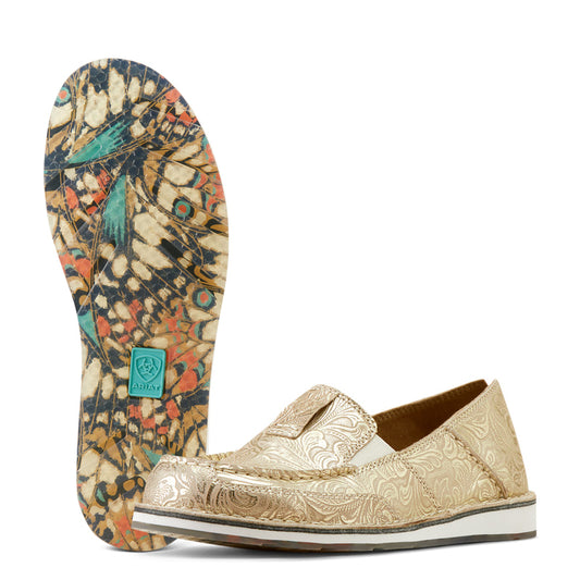 ARIAT 10050957 Loafer Pearl Floral Emboss