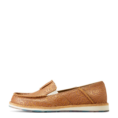 ARIAT 10046920 Womens Cruiser Slip-On Shoe BRONZE BLANKET EMBOSS