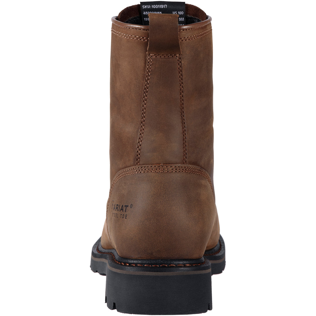 Ariat 10011916 Cascade 8" Wide Square Toe Work Boot