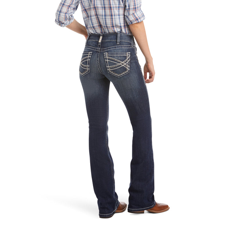 ARIAT 10017510 R.E.A.L. Mid Rise Stretch Entwined Boot Cut Jean