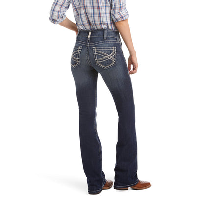 ARIAT 10017510 R.E.A.L. Mid Rise Stretch Entwined Boot Cut Jean