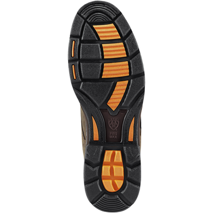 Ariat 10011939 WORKHOG 8" OILY DISTRESS BRN WP