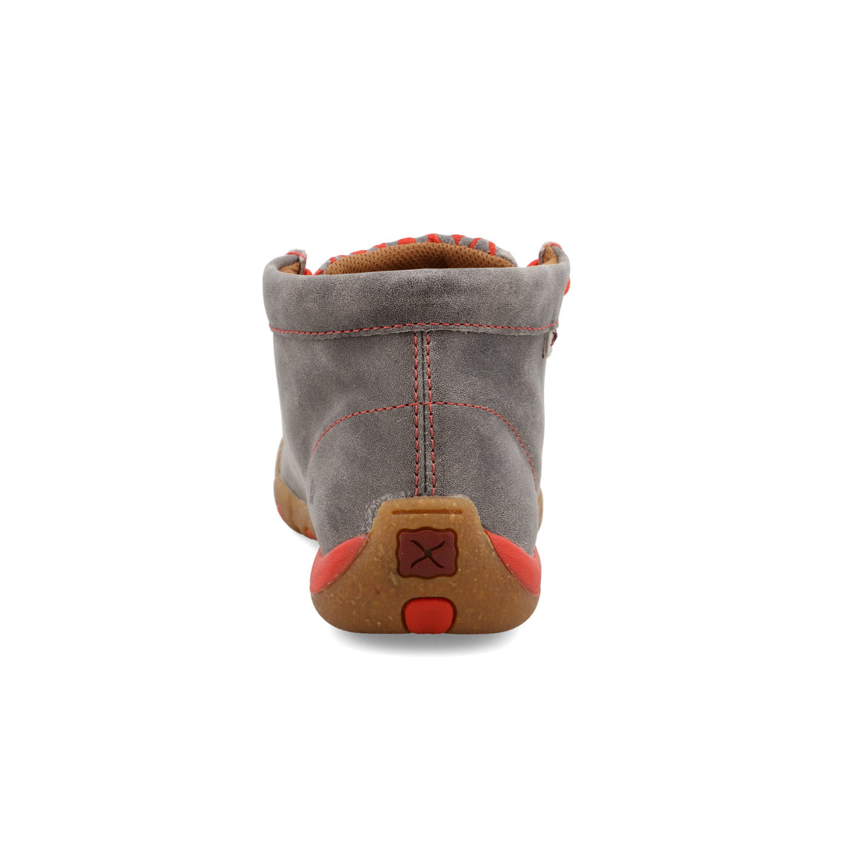 Twisted X WDM0147 Chukka Driving Moccasin in Grey Grenadine