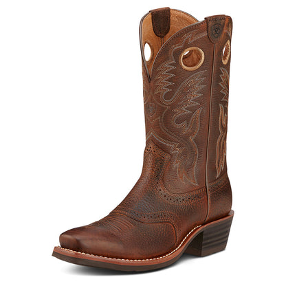 Ariat 10002227 HERITAGE ROUGHSTOCK BROWN OILED ROWDY