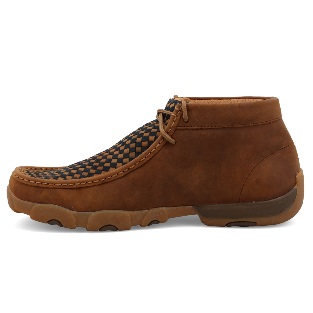 Twisted X MDM0057 Chukka Driving Moc Oiled Saddle & Midnight