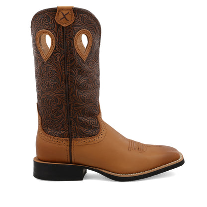 Twisted X WRS0035 11" Ruff Stock - Tan & Tooled Brown