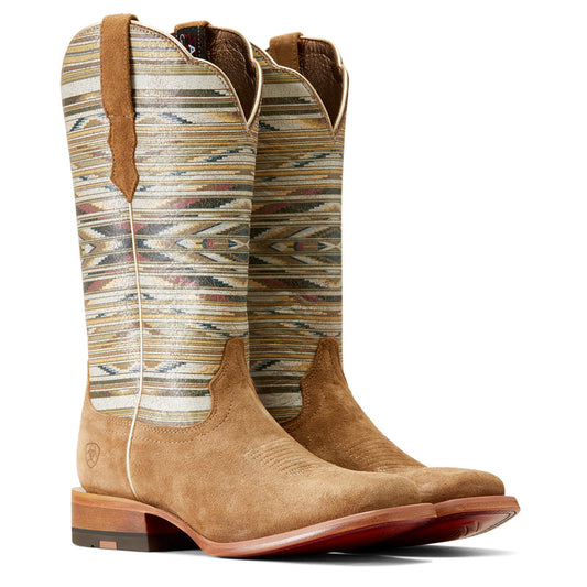 Ariat 10047051 Frontier Chimayo Dijon Roughout Santa Fe Mustard