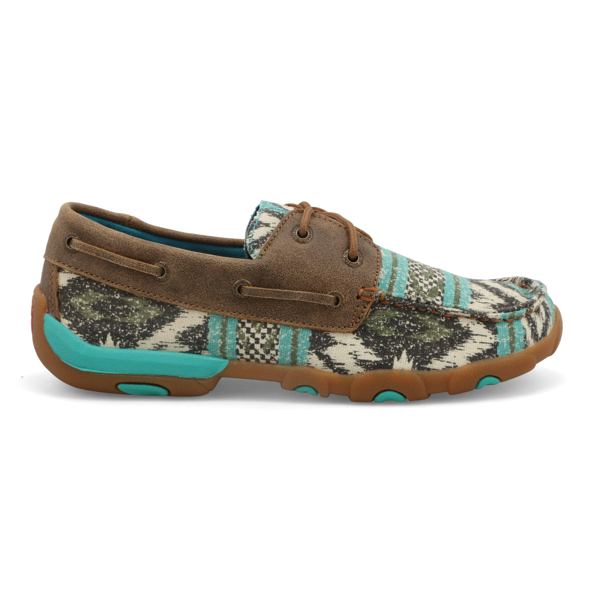 Twisted X WDM0133 Boat Shoe Driving Moc Multi & Bomber