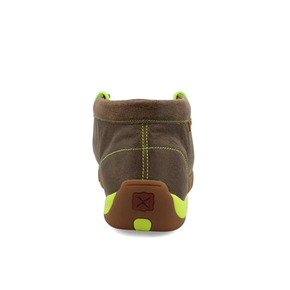 Twisted X MDM0026 Chukka Driving Moc Bomber & Neon Yellow