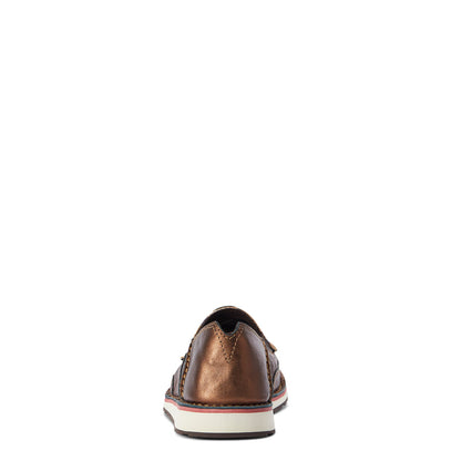 Ariat 10042524 Cruiser Boat Shoe Metallic Bronze