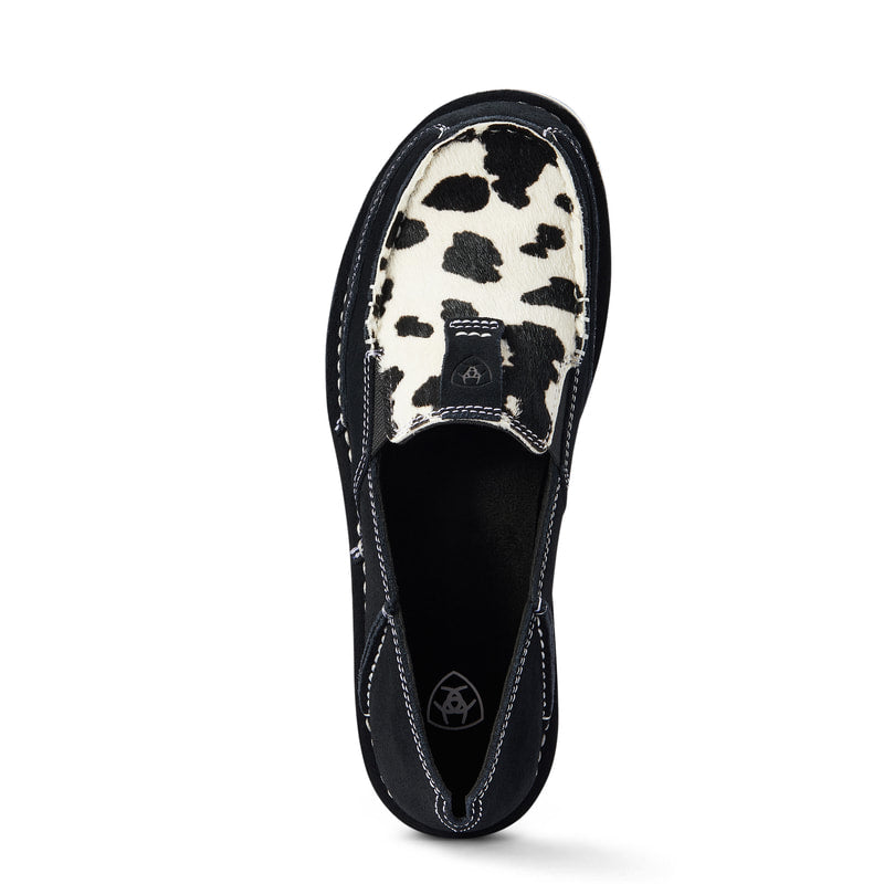 Ariat 10042529 Women's Cruiser Boat Shoe Cowhide Black Suede