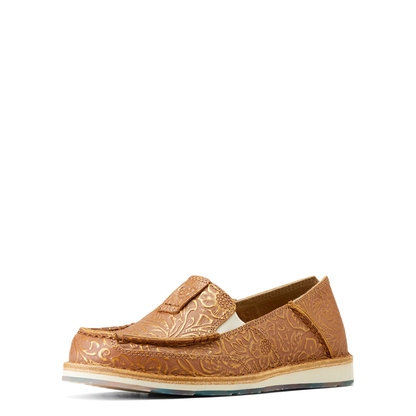 ARIAT 10046920 Womens Cruiser Slip-On Shoe BRONZE BLANKET EMBOSS