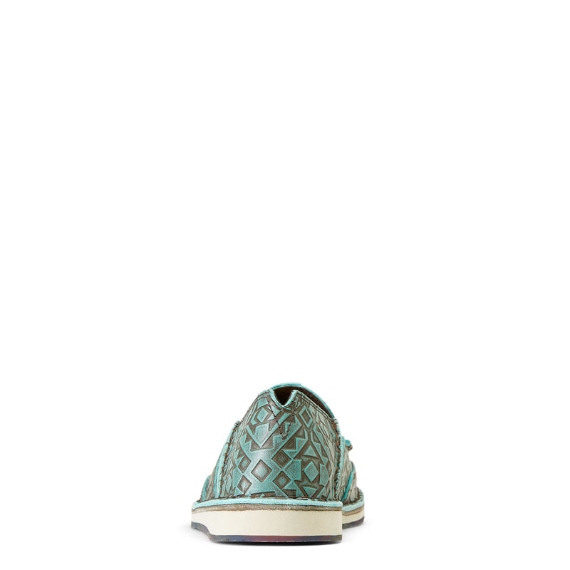 ARIAT 10046921 Cruiser Sneaker Turquoise Blanket Emboss