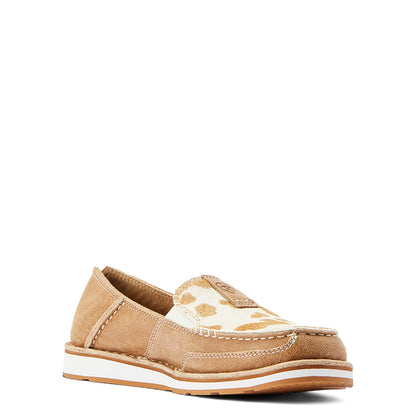 ARIAT 10044532 Women's Cruiser Adobe Tan and White Hair on Hide