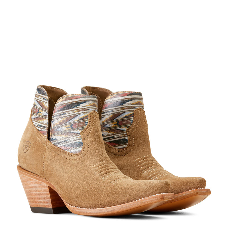 Ariat 10046971 Hazel Chimayo Dijon Roughout/Santa Fe Mustard