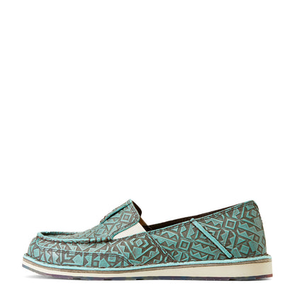 ARIAT 10046921 Cruiser Sneaker Turquoise Blanket Emboss