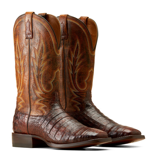Ariat 10042477 Men's Gunslinger Dark Amber Caiman Belly