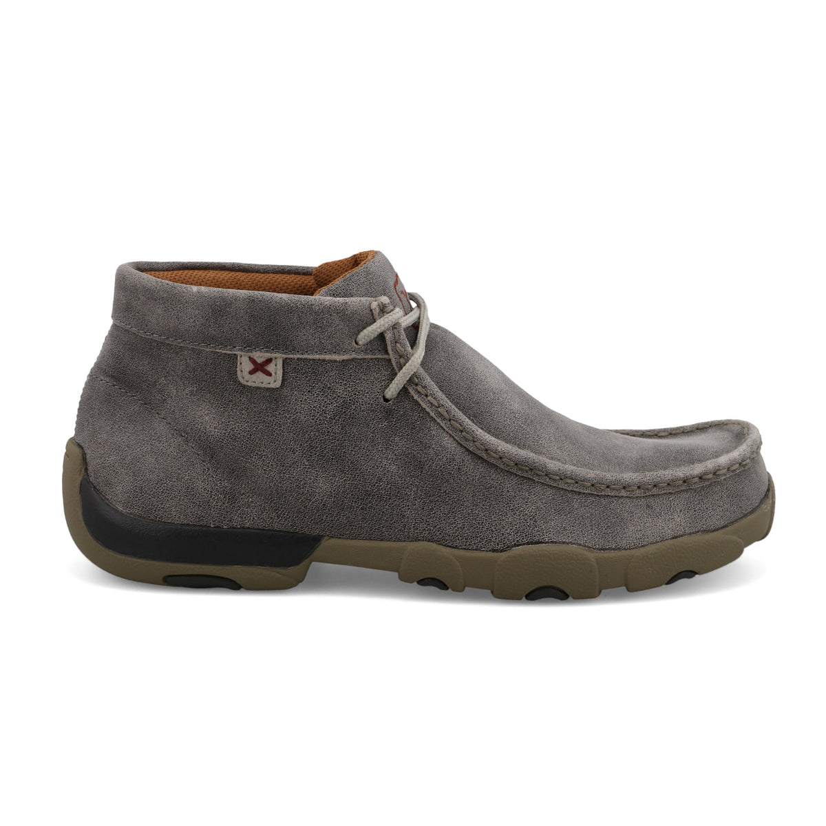 Twisted X MDM0072 Men's Chukka Driving Moc Grey