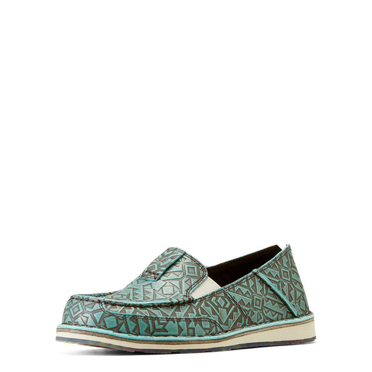 ARIAT 10046921 Cruiser Sneaker Turquoise Blanket Emboss