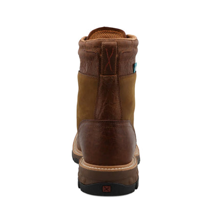 Twisted X MXLW001 - 8" CellStretch Lacer - Distressed Saddle & Cognac