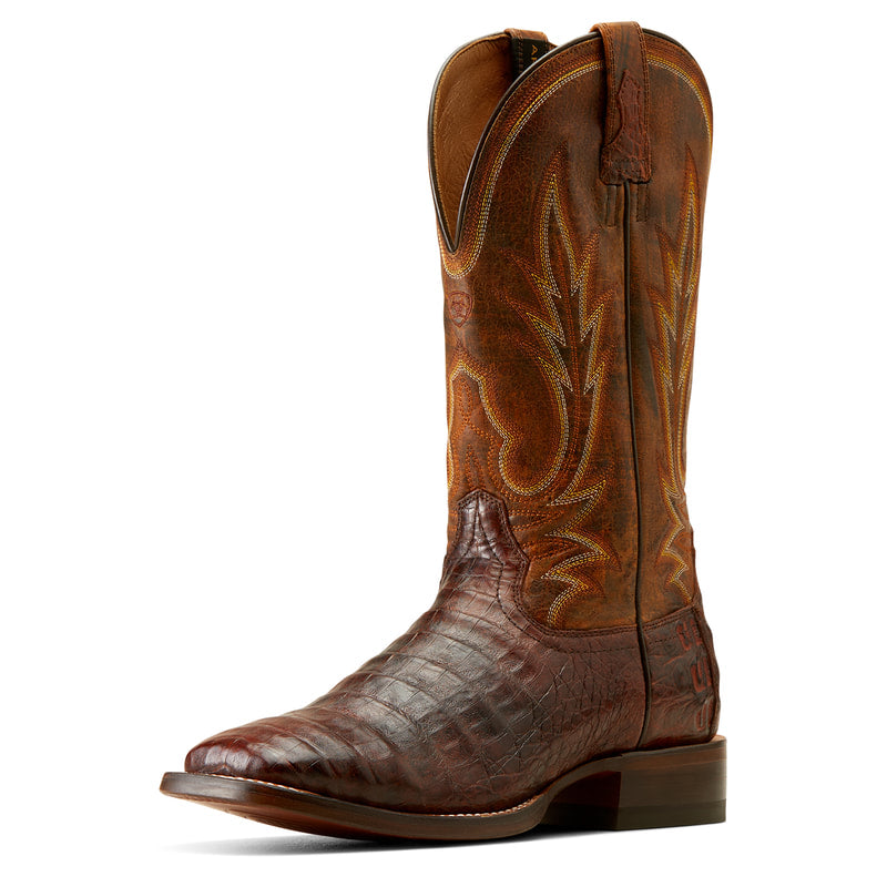 Ariat 10042477 Men's Gunslinger Dark Amber Caiman Belly