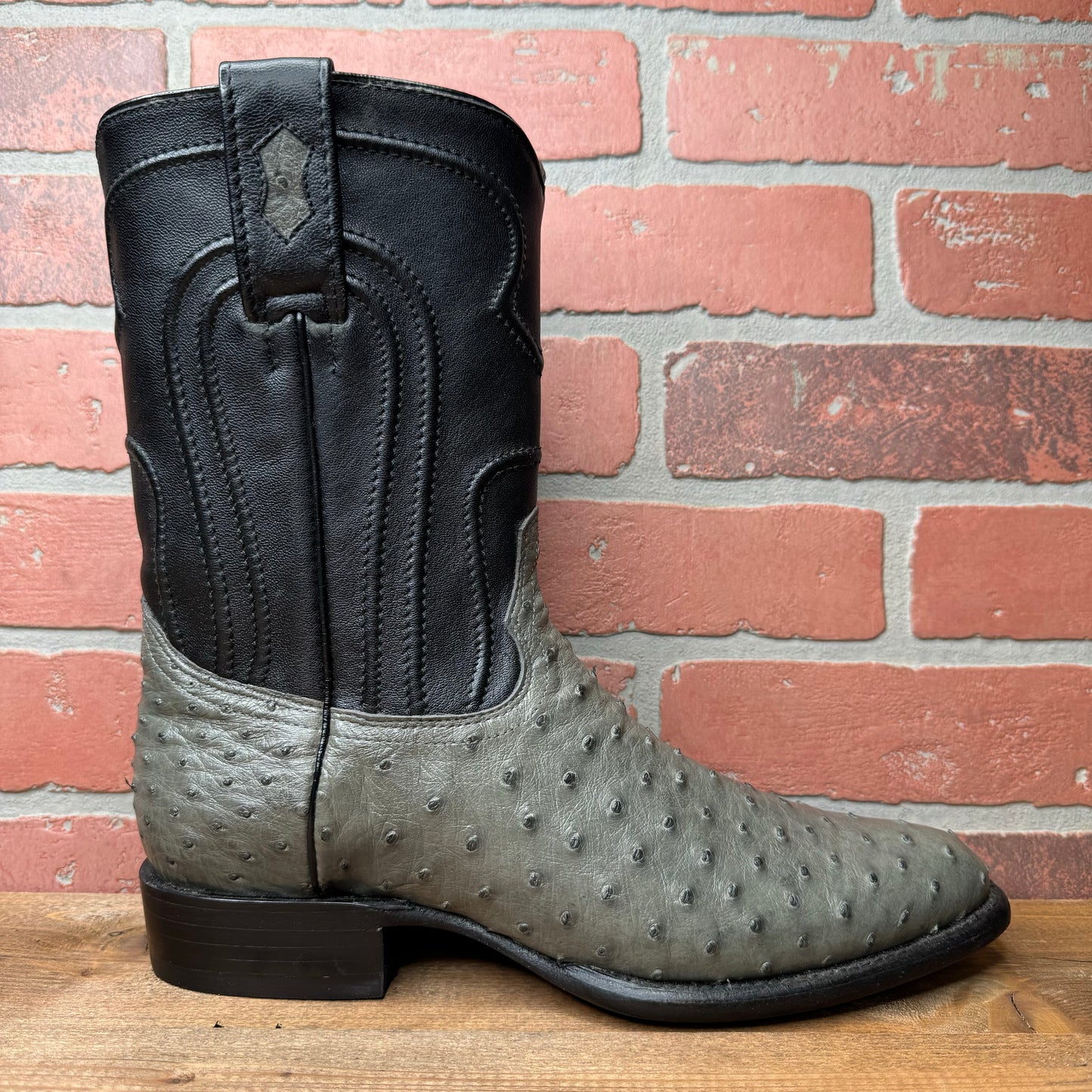 Los Altos 1690309 Gray Full Quill Ostrich Roper