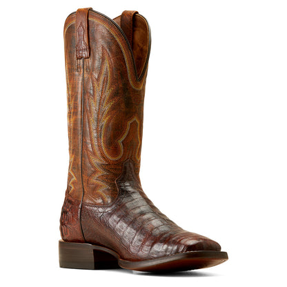 Ariat 10042477 Men's Gunslinger Dark Amber Caiman Belly