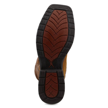 Twisted X MLCCW05 - 12" Western Work Boot - Dark Brown & Tan