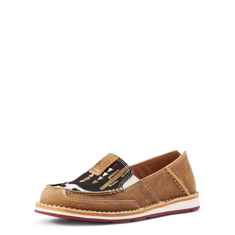 Ariat 10035833 CRUISER BROWN BOMBER/BLACK STEER