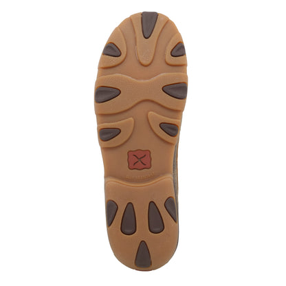 Twisted X WDM0057 Boat Shoe Driving Moc - Distressed & Leopard