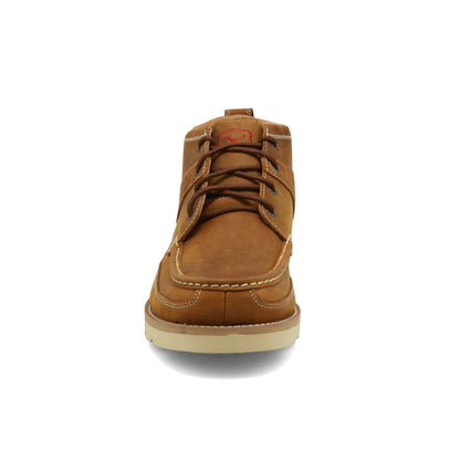 Twisted X MCA0007 - 4" Wedge Sole Boot - Oiled Saddle