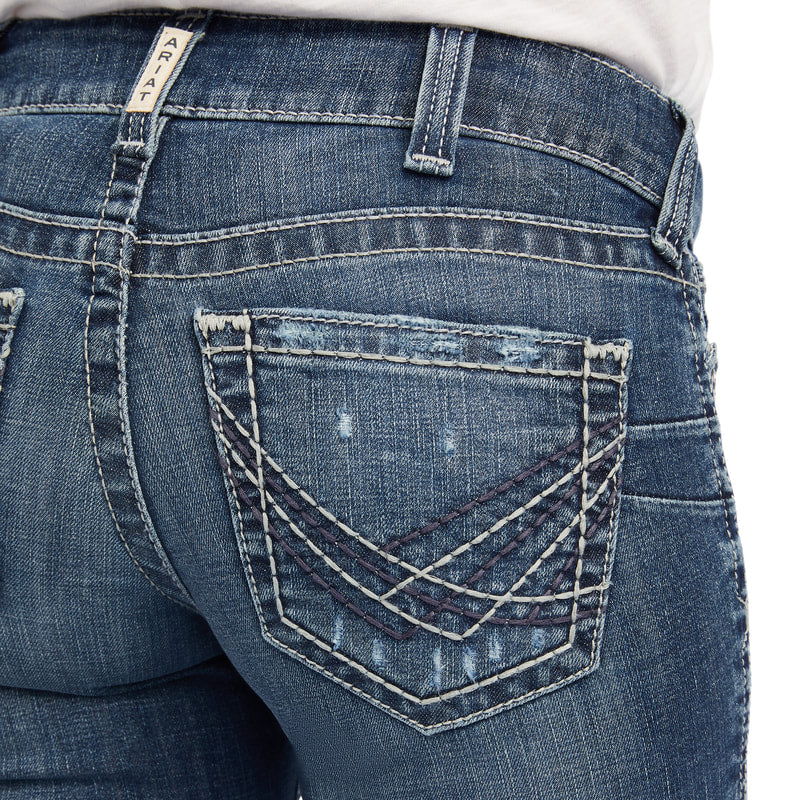 ARIAT 10041061 R.E.A.L. Mid Rise Raquel Canadian Boot Cut Jean