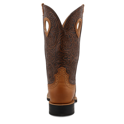 Twisted X WRS0035 11" Ruff Stock - Tan & Tooled Brown