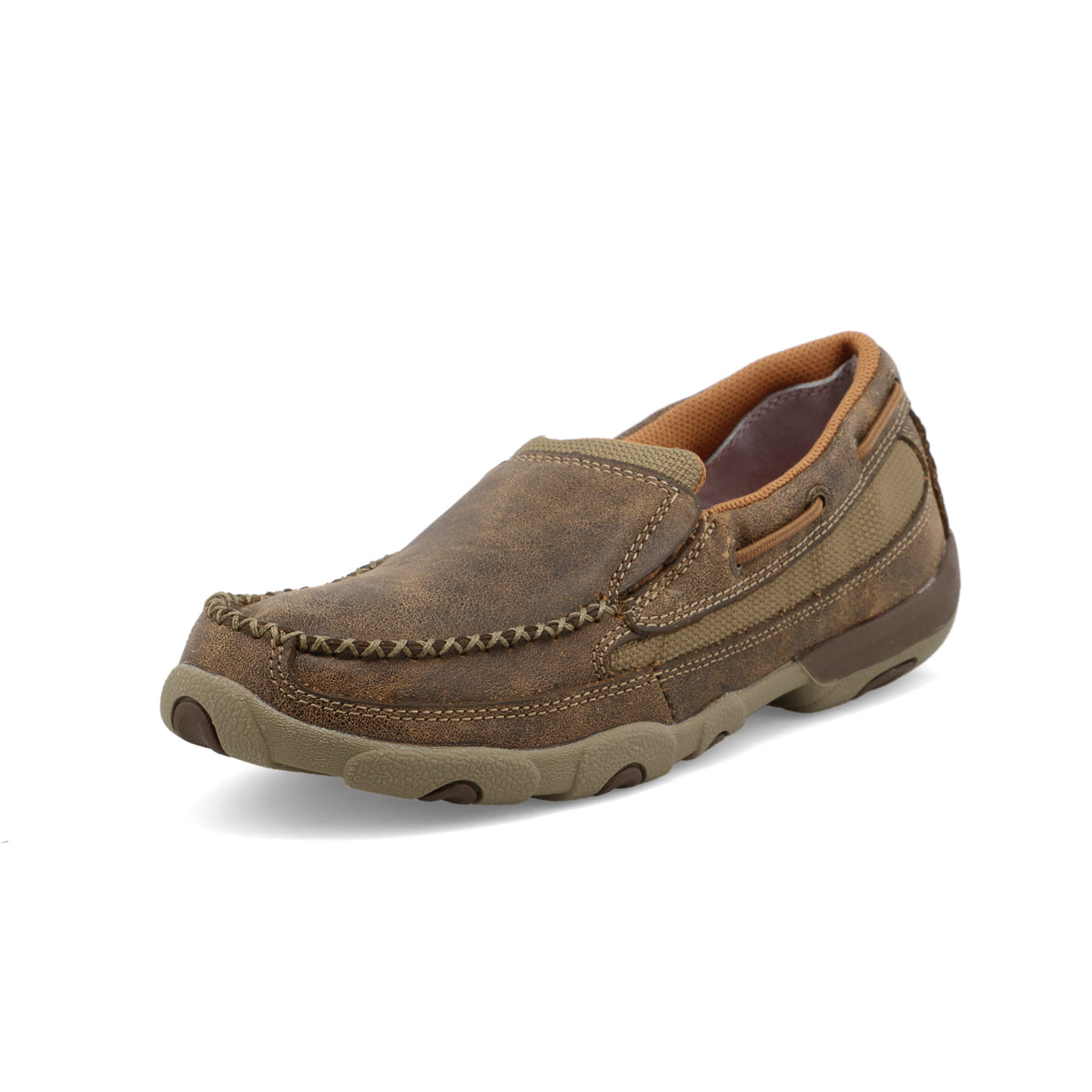 Twisted X WDMS005 Slip-On Driving Moc - Bomber