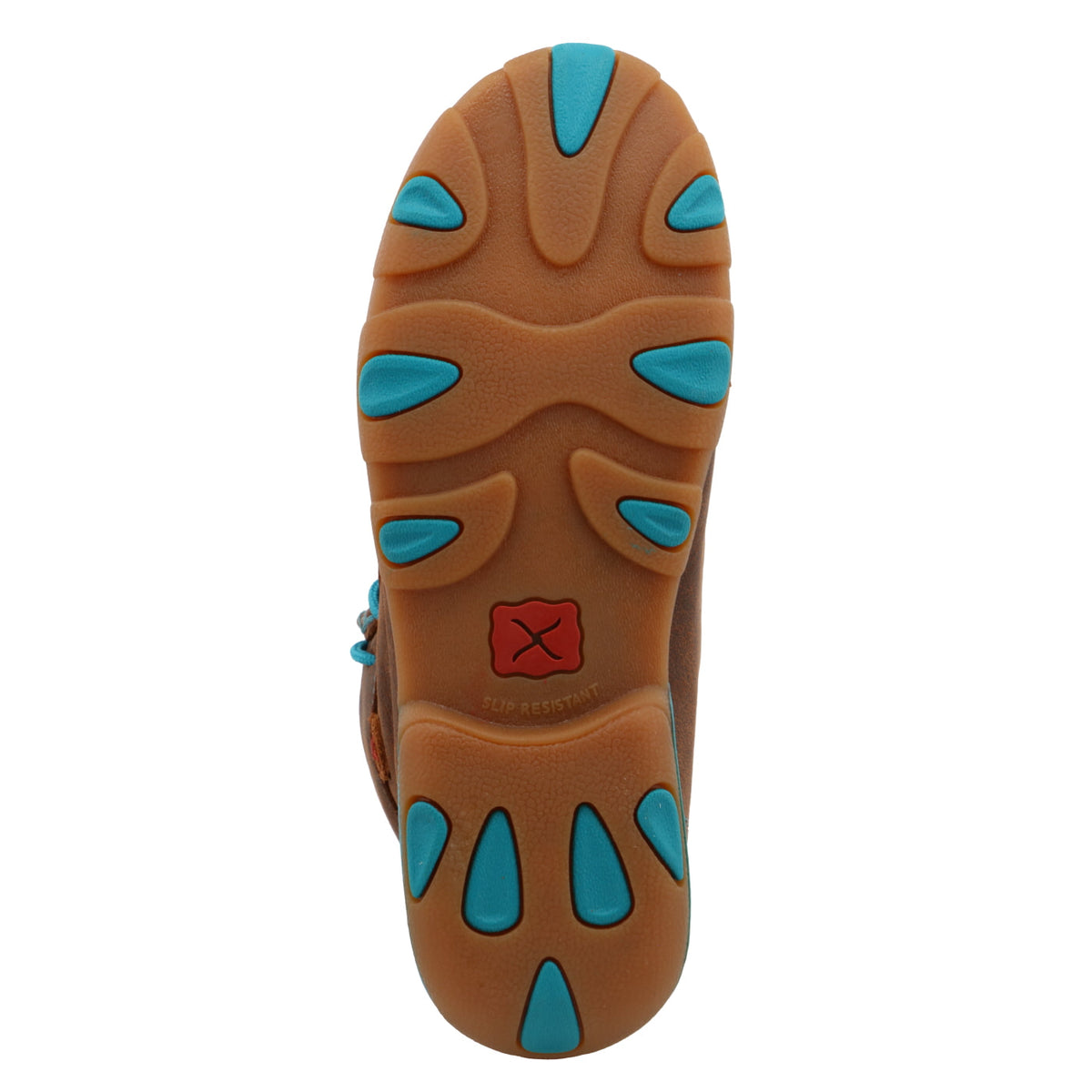 Twisted X WDM0072 Chukka Driving Moc - Brown & Turquoise