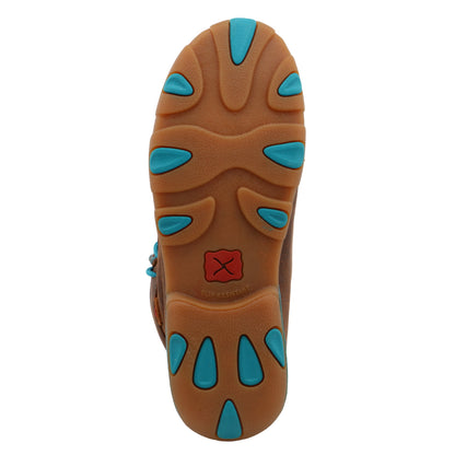 Twisted X WDM0072 Chukka Driving Moc - Brown & Turquoise