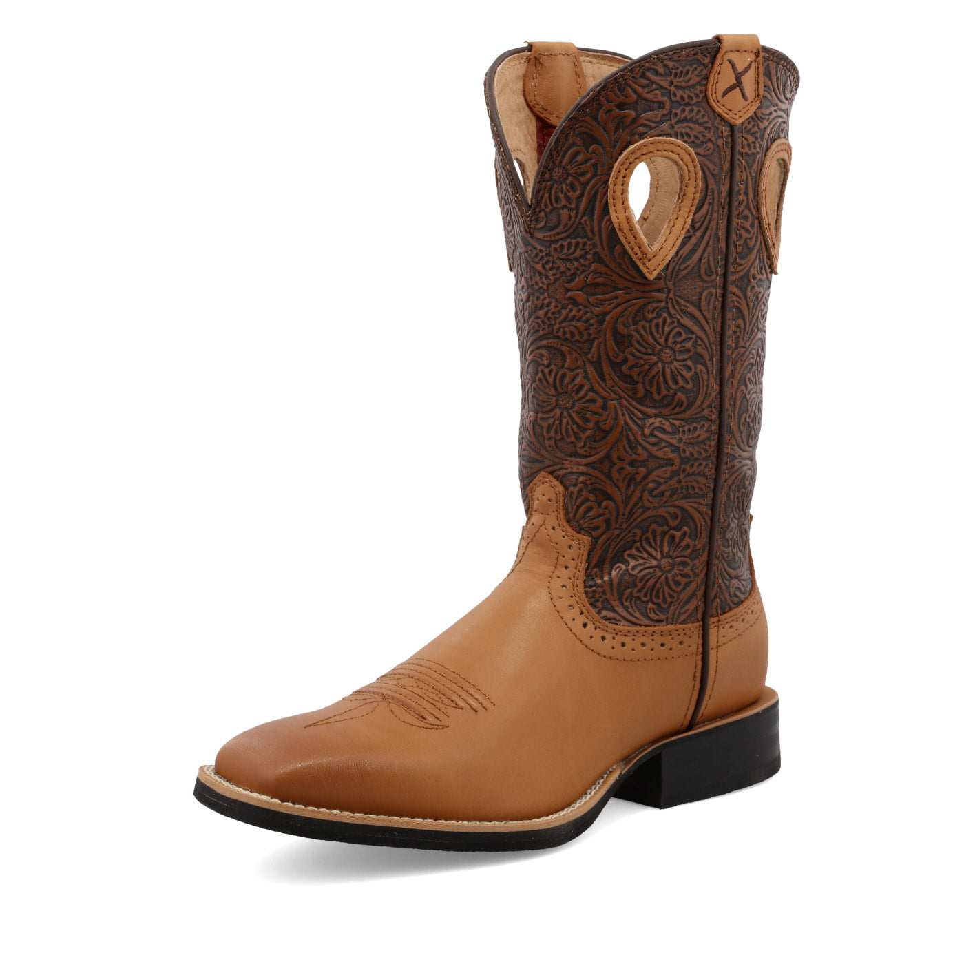 Twisted X WRS0035 11" Ruff Stock - Tan & Tooled Brown